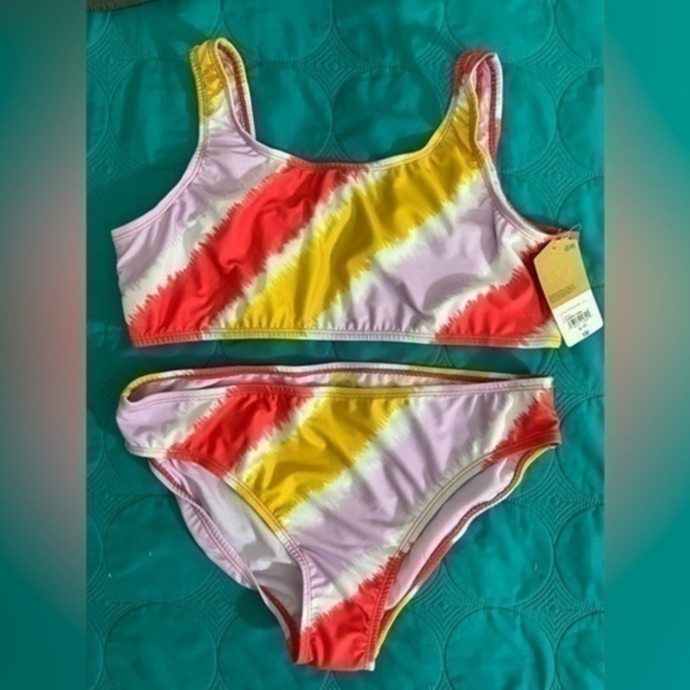 NWT girls two-piece swimsuit